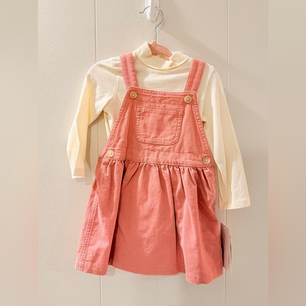 Ralph Lauren Coral Overalls for Kids